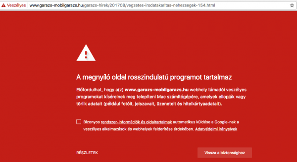 Veszélyes oldal